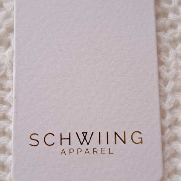 SCHWIING CANADA NWT Sweater Top Sz M lace PURE WHITE  SOFT AS A DREAM new in bag - Picture 6 of 8